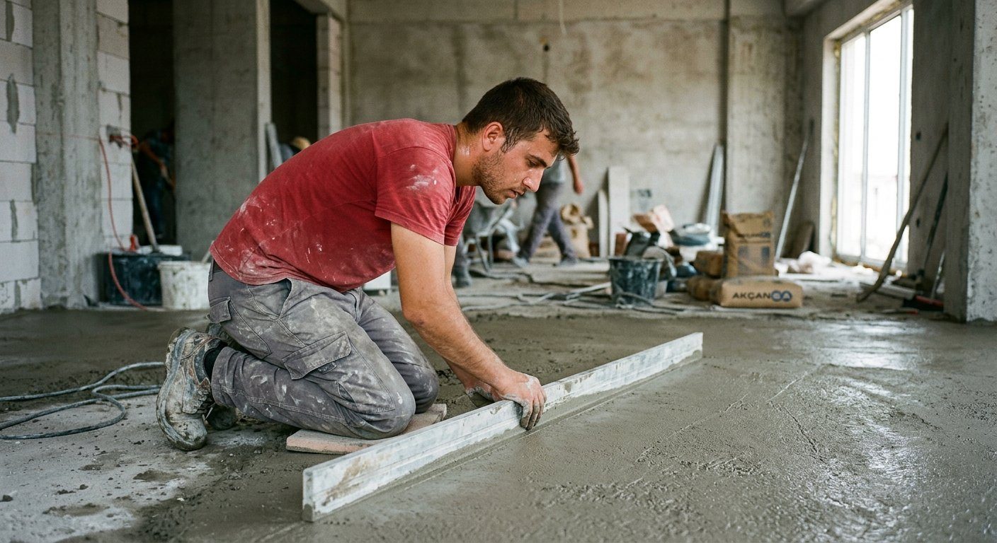 Şap ve Beton Uygulamaları saha uygulaması